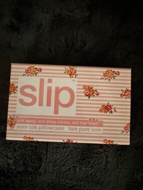 slip Pink Floral Striped Pillowcase Box